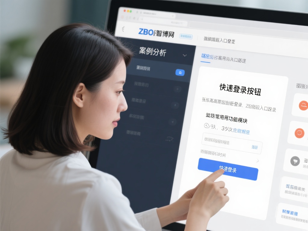 案例分析：张女士在高峰期需要频繁登录zbo智博网，