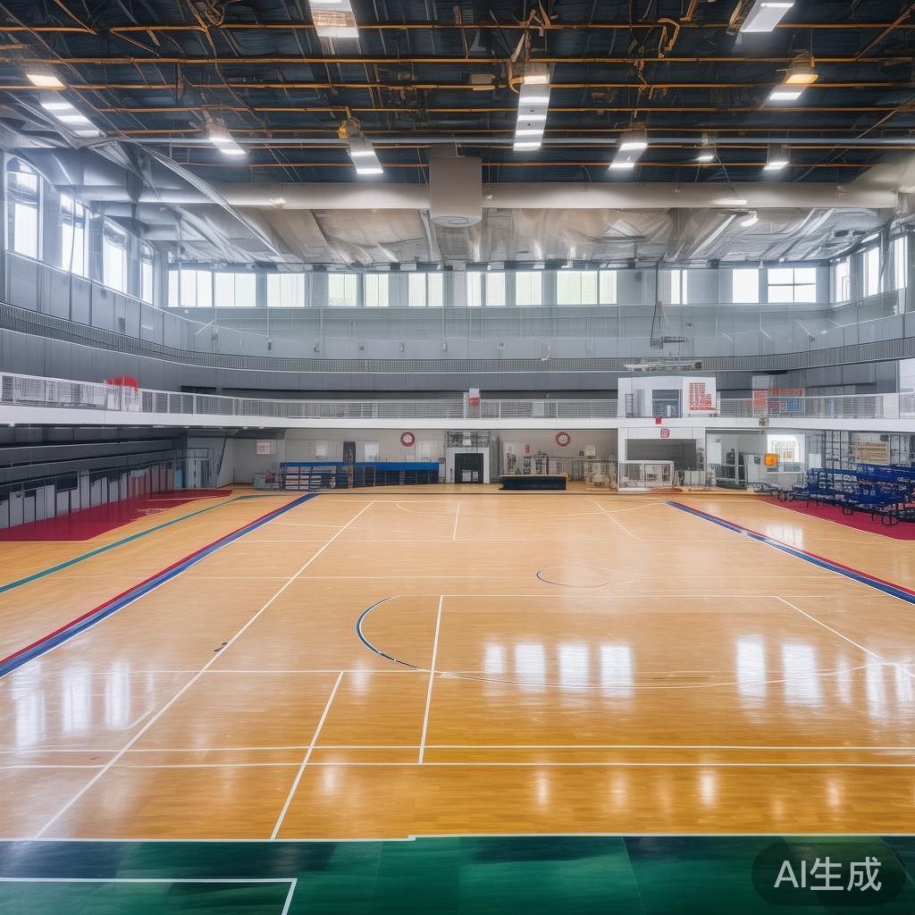 位于城市核心区域的智博篮球体育馆，交通便利，周边配