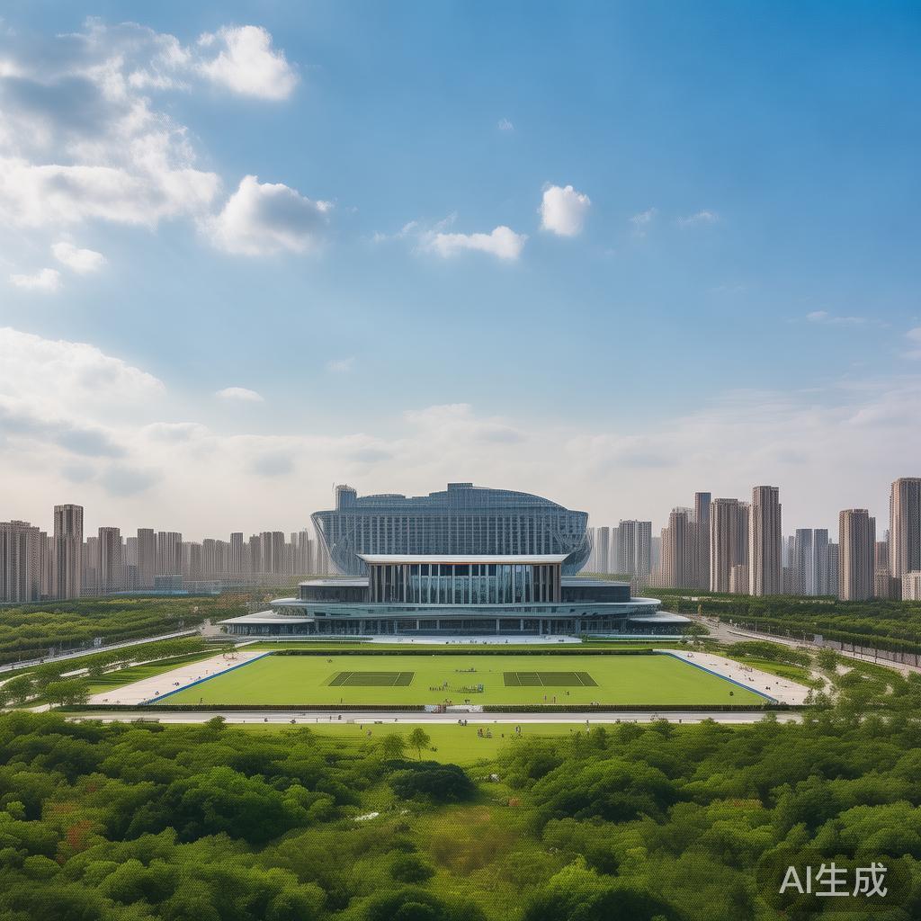 智博北区体育馆位于城市的核心区域，具体地点为：新疆